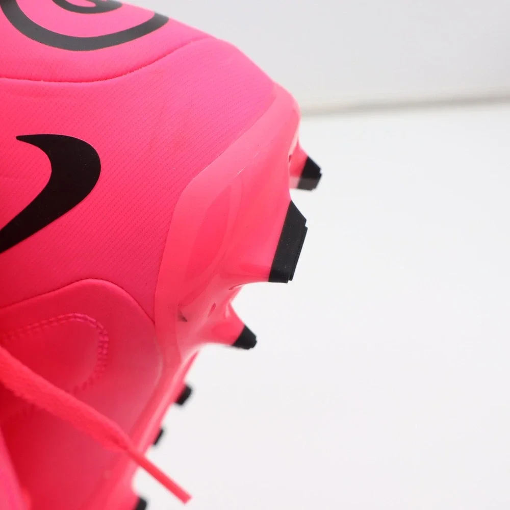 Nike Soccer Cleats Youth 5.5 Tiempo Pink Black Athletic Firm Ground Excellent